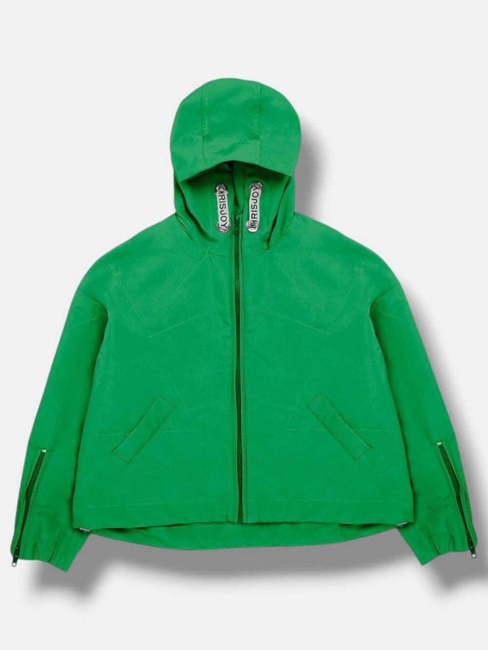 KhrisJoy Boys' Green Windbreaker Jacket Size 10